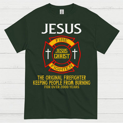 Jesus The Original Firefighter T Shirt