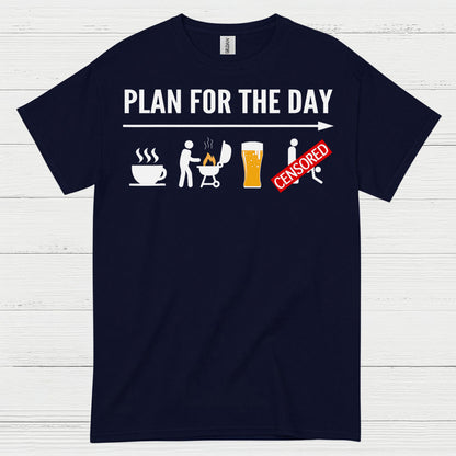 Plan For The Day BBQ T Shirt