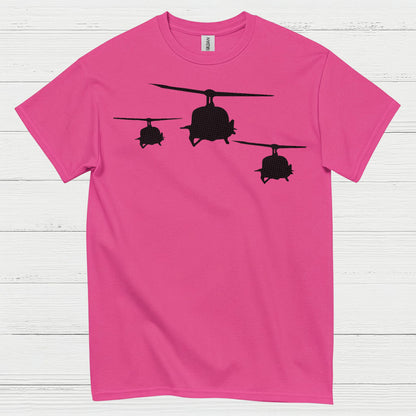 Military Helicopter Formation Aviation T Shirt