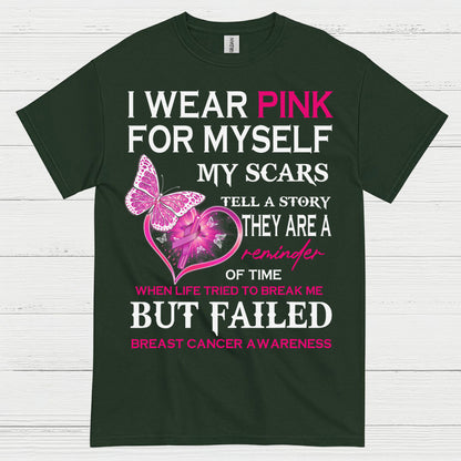 I Wear Pink Breast Cancer Survivor T Shirt