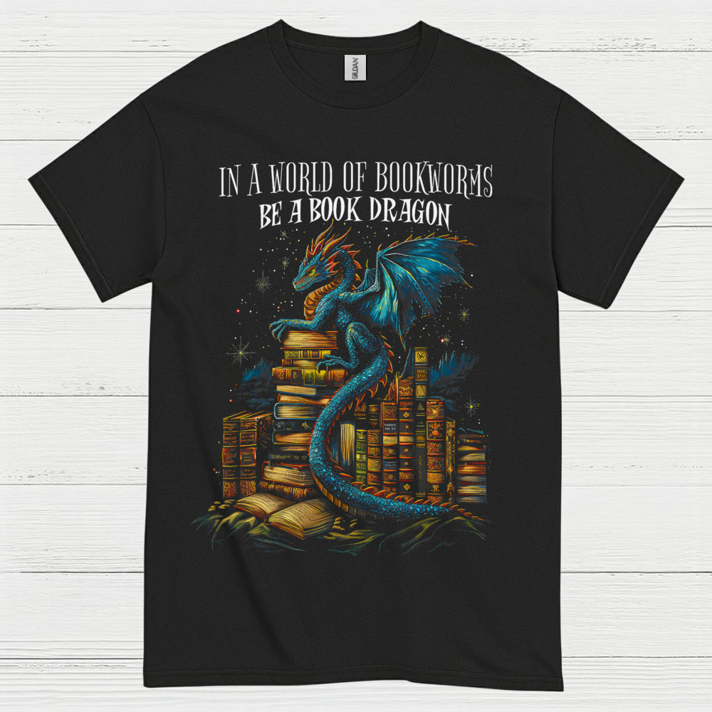 Be A Book Dragon T Shirt