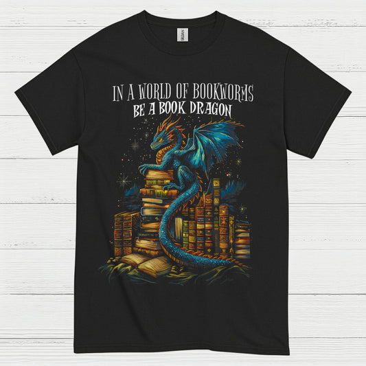 Be A Book Dragon T Shirt