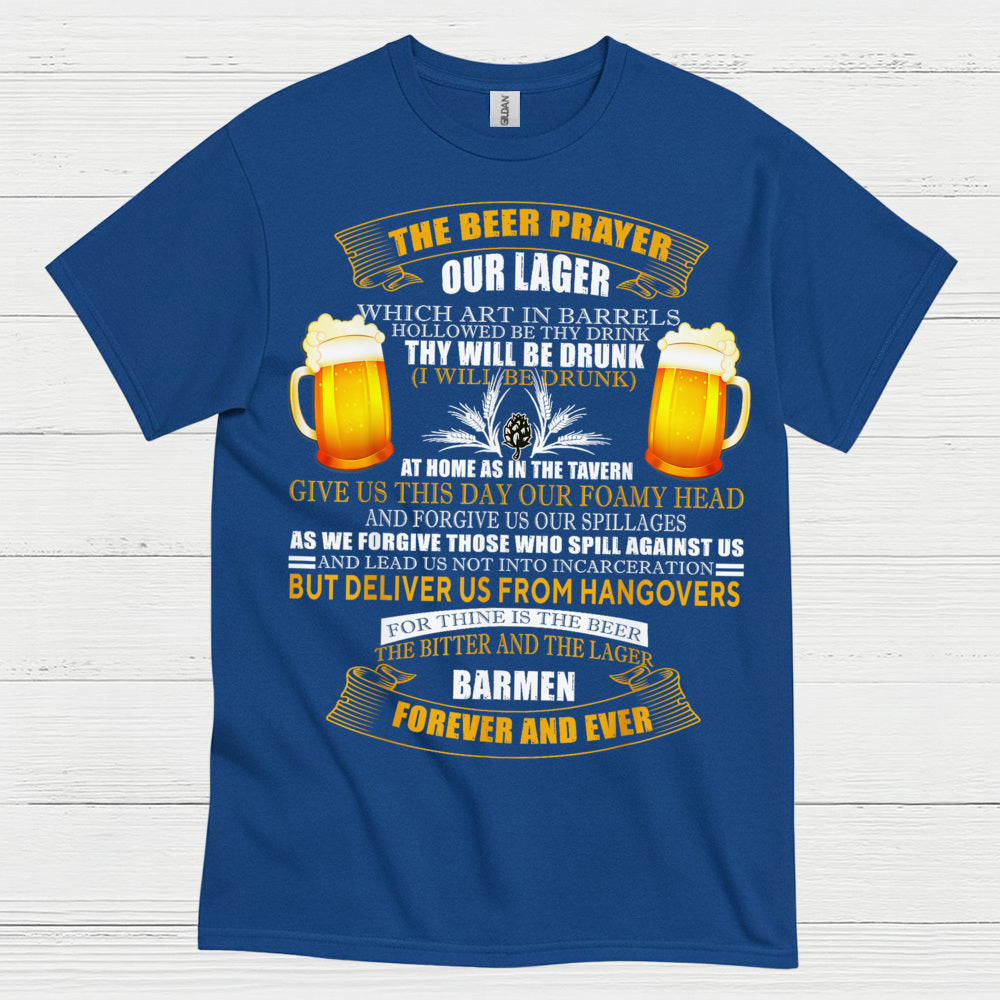 The Beer Prayer Our Lager T Shirt