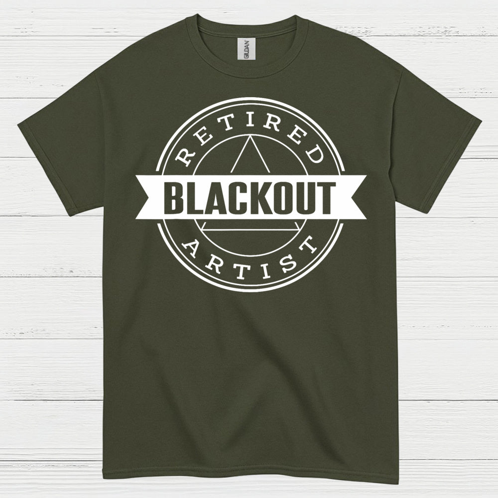 Retired Blackout Artist T Shirt