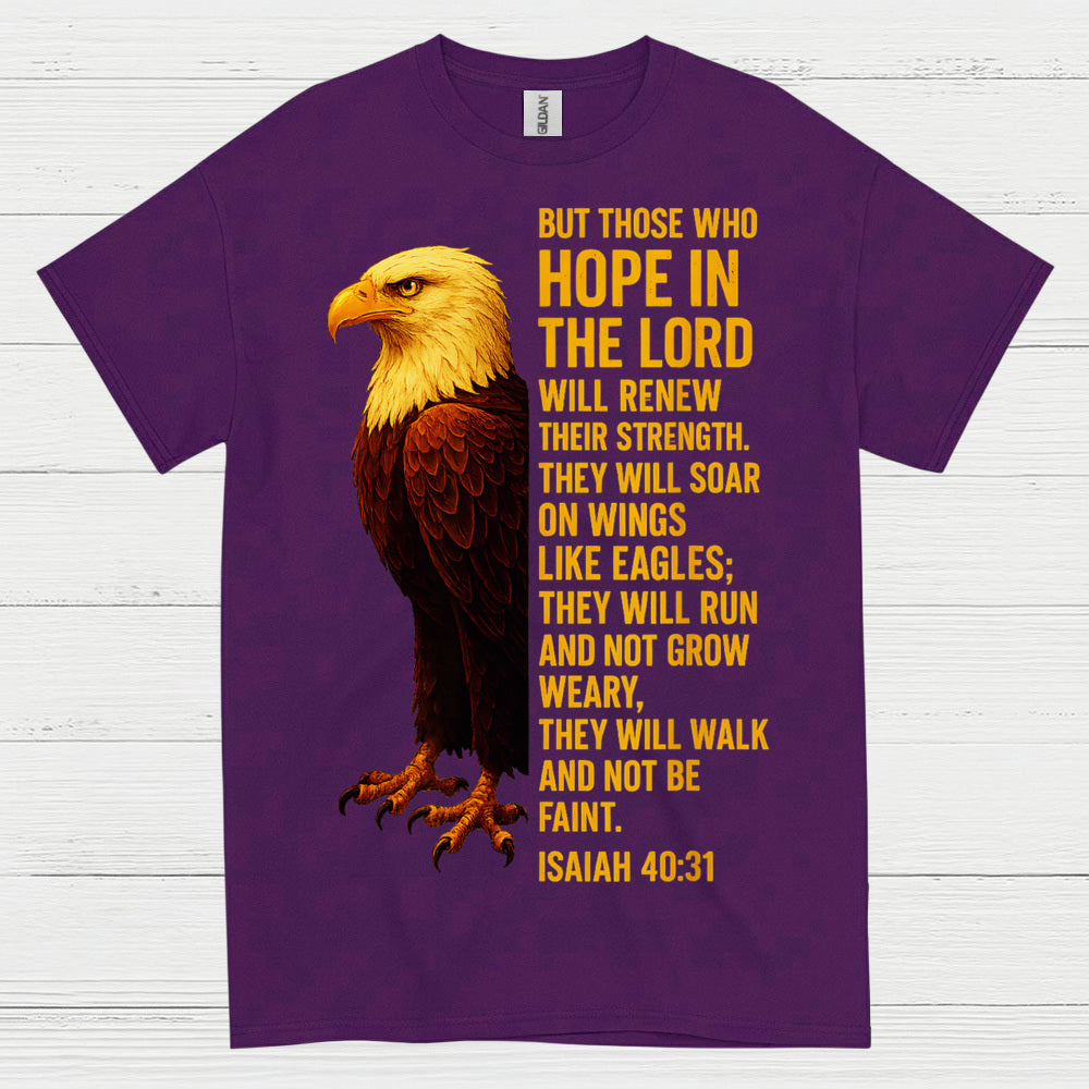Hope In The Lord Christian Eagle Faith T Shirt