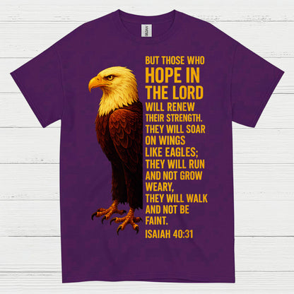 Hope In The Lord Christian Eagle Faith T Shirt