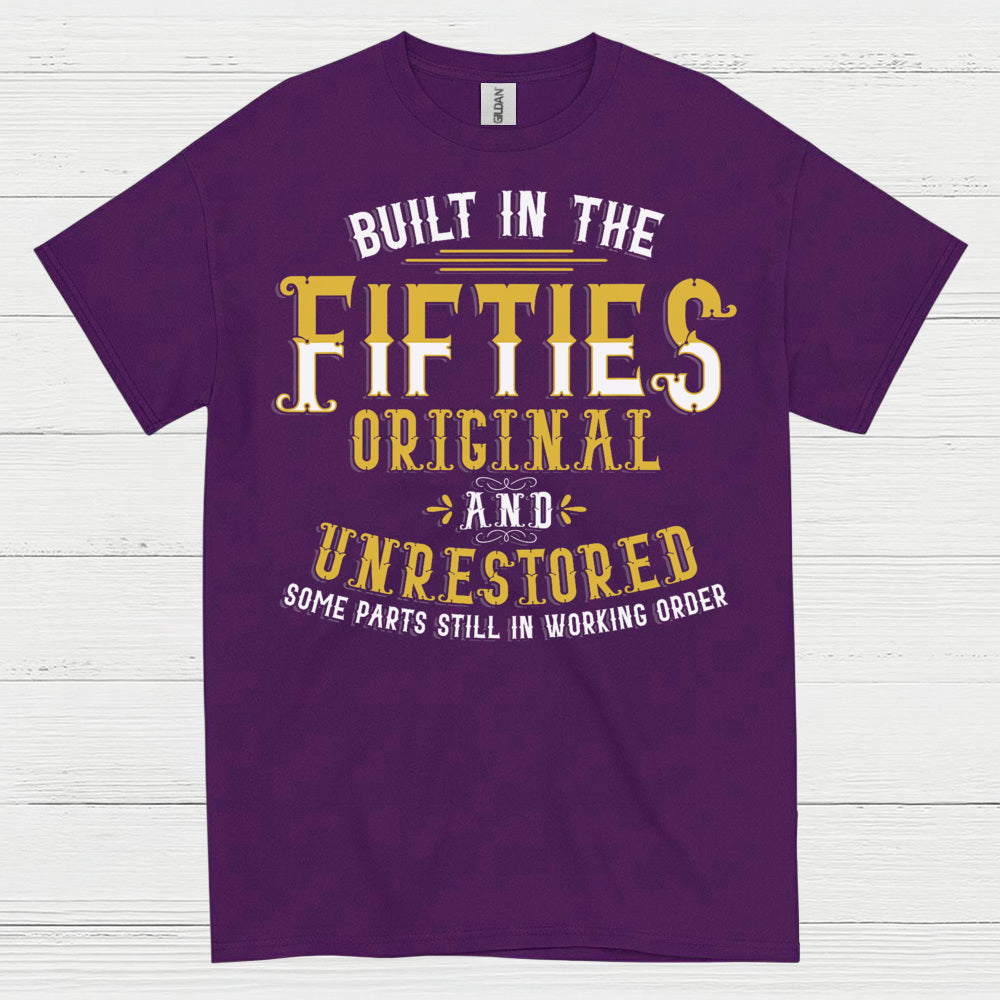 Built in the Fifties Vintage Quote T Shirt