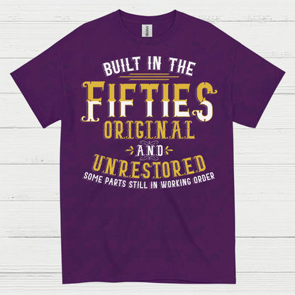 Built in the Fifties Vintage Quote T Shirt
