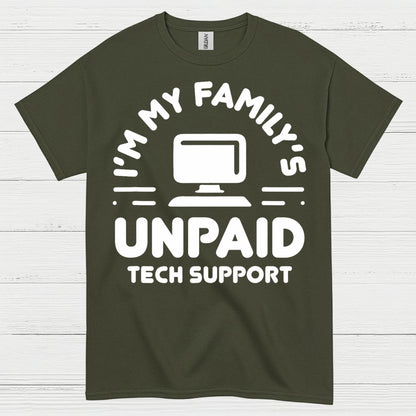 Unpaid Tech Support T Shirt