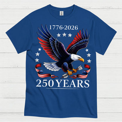 250 Years American Eagle Independence Anniversary T Shirt