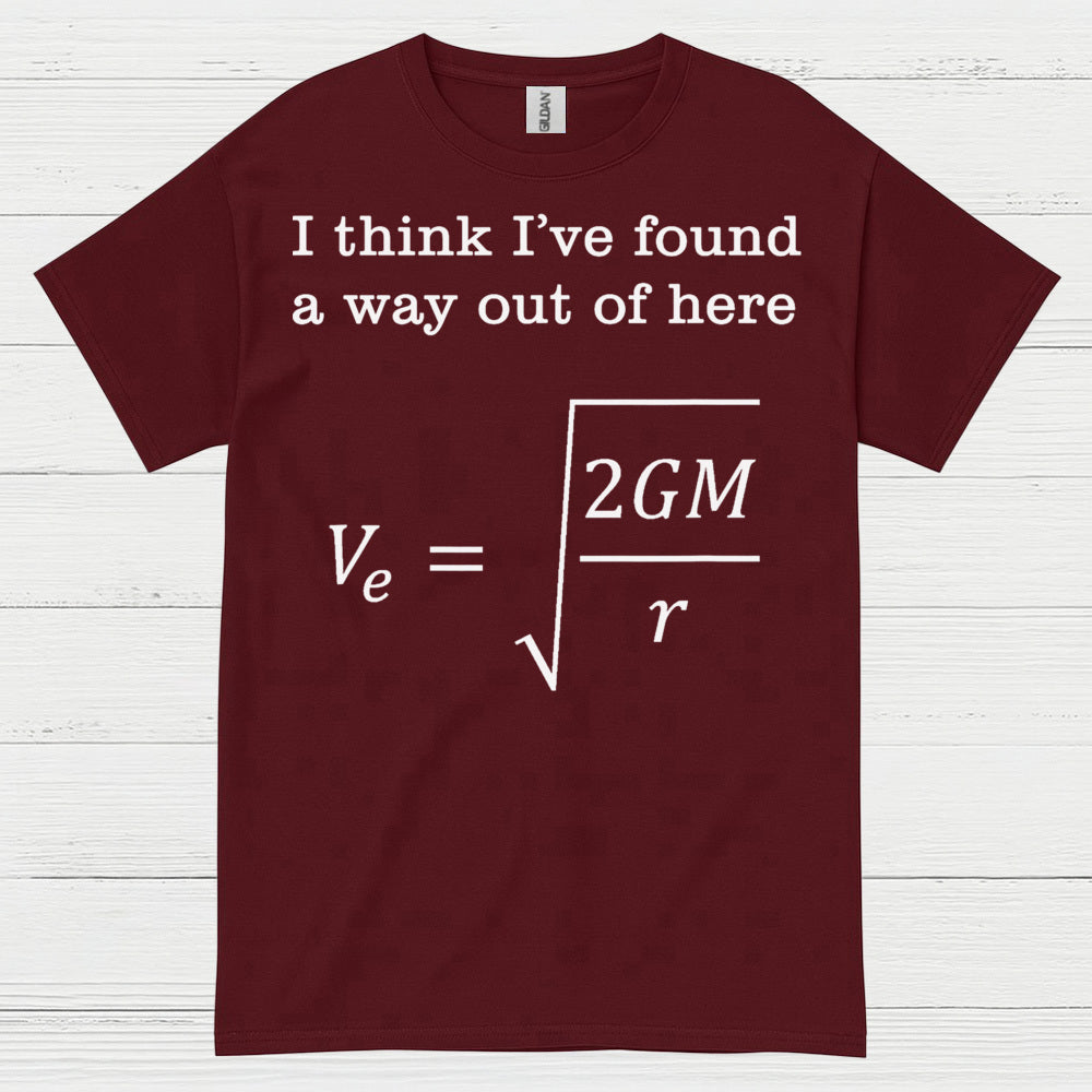 Escape Velocity Physics T Shirt