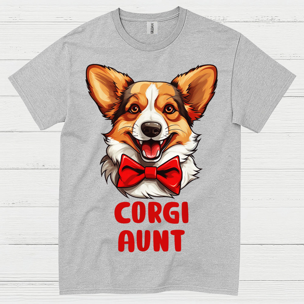 Corgi Aunt Cute Dog Lover T Shirt