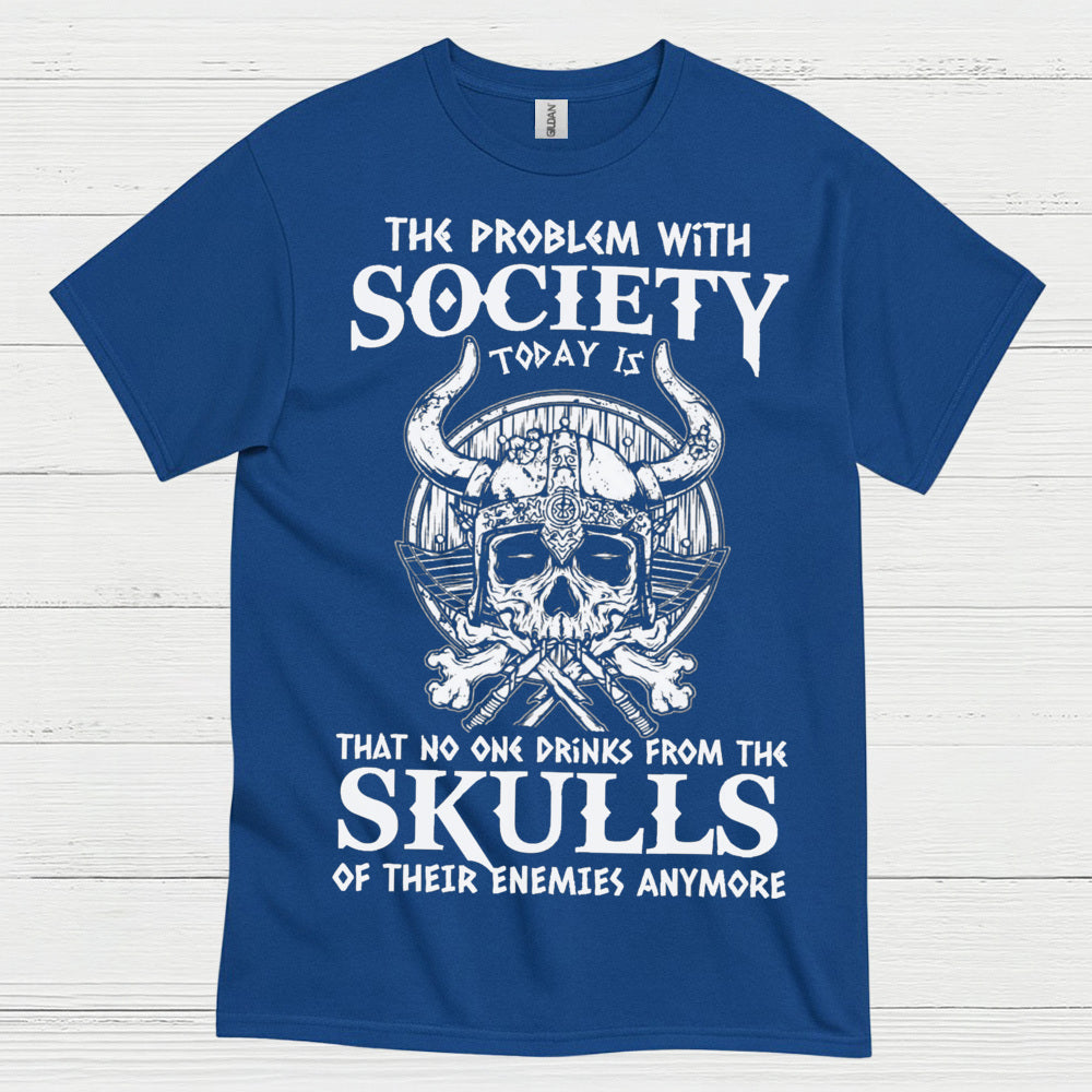 Skulls of Their Enemies Viking T Shirt