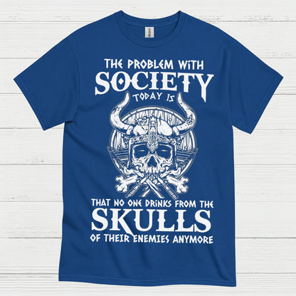 Skulls of Their Enemies Viking T Shirt