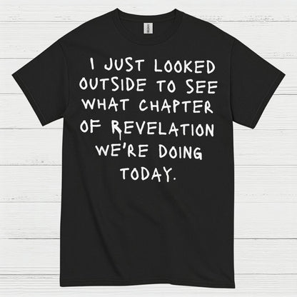 I Just Looked Outside Revelation Humor T Shirt