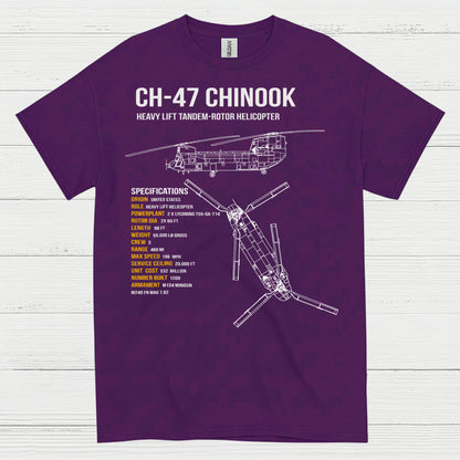 CH-47 Chinook Heavy Lift Aviation T Shirt