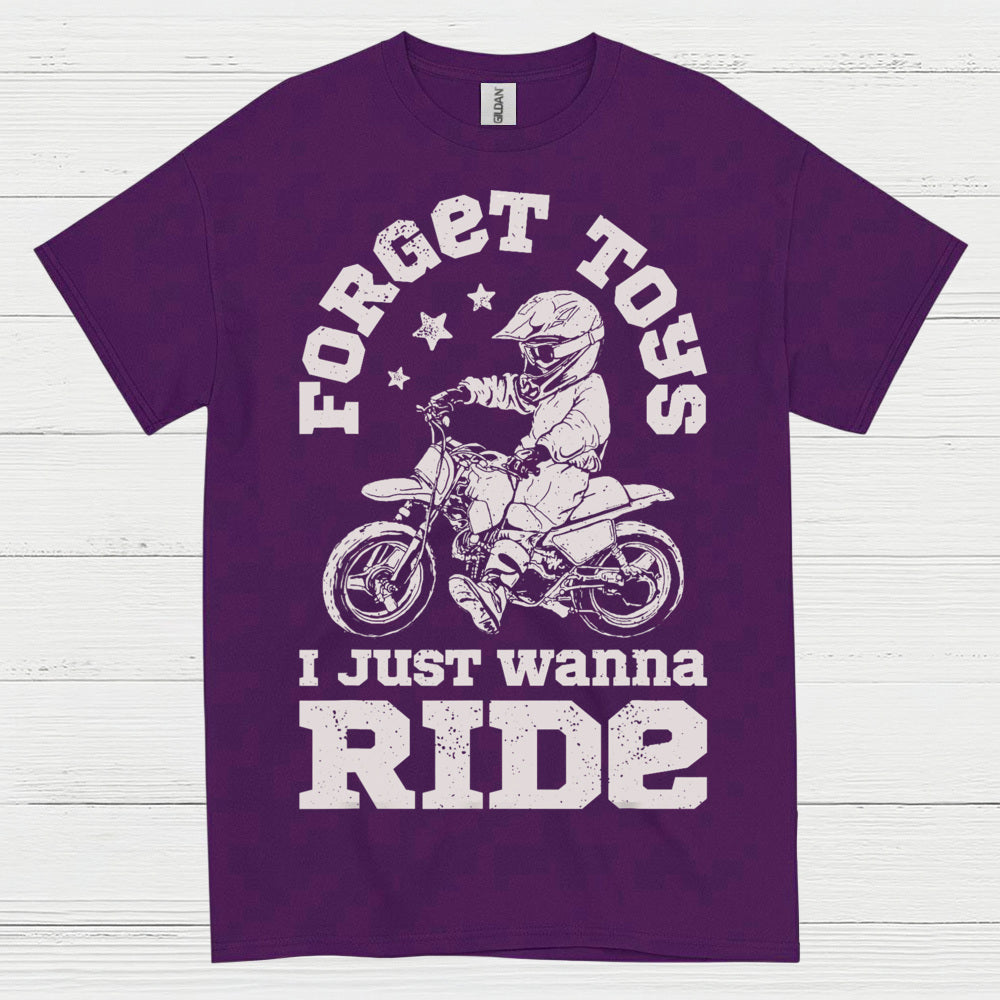 Forget This Just Wanna Ride Motocross T Shirt