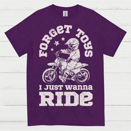 Forget This Just Wanna Ride Motocross T Shirt