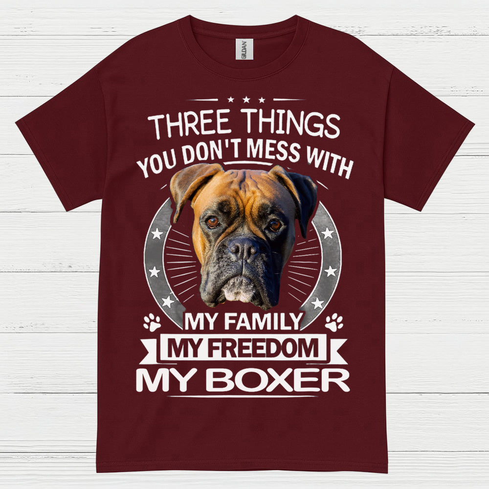 My Family My Freedom My Boxer T Shirt