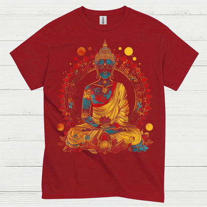 Serene Buddha Meditation Art T Shirt