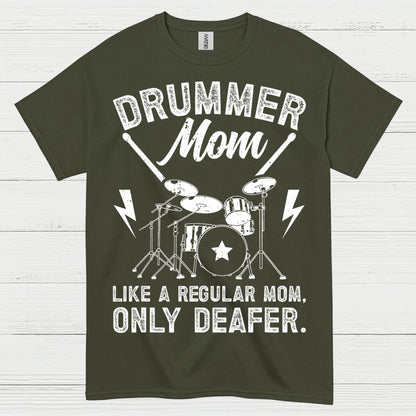 Proud Drummer Mom T Shirt