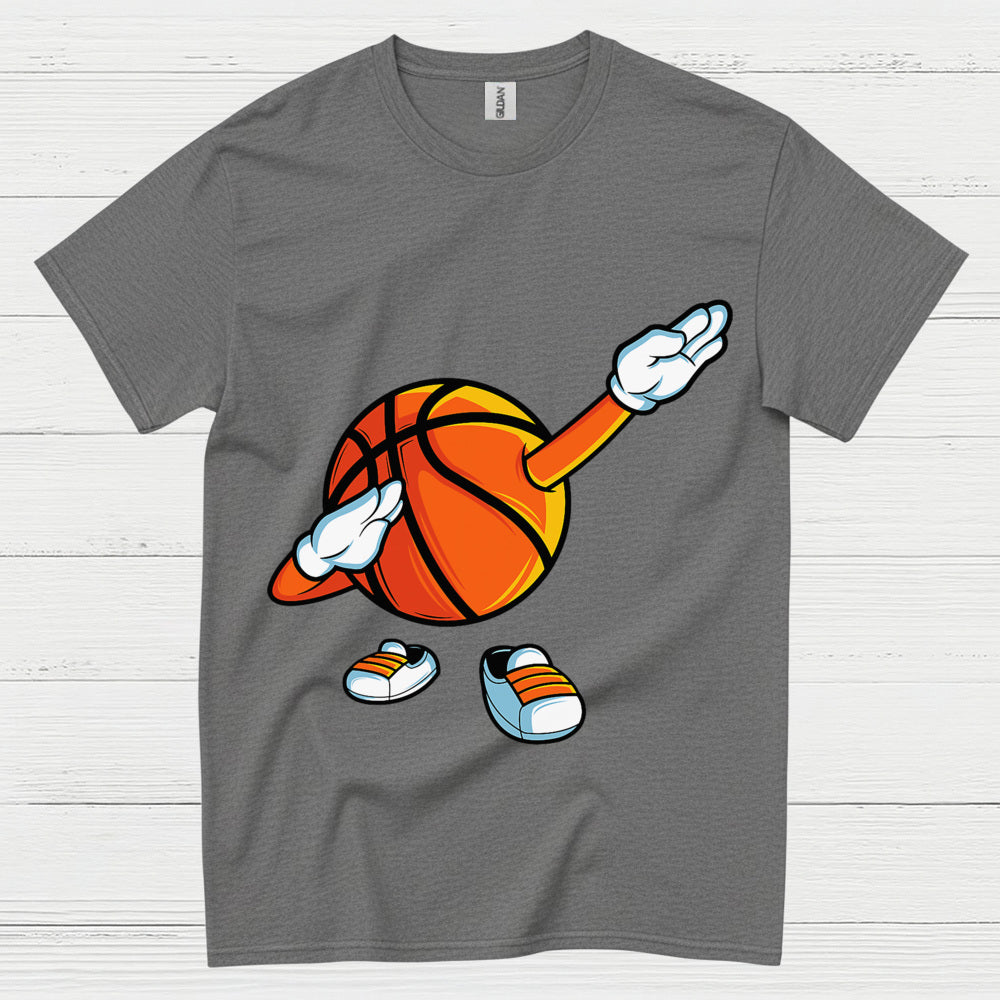 Dabbing Basketball Cartoon T Shirt