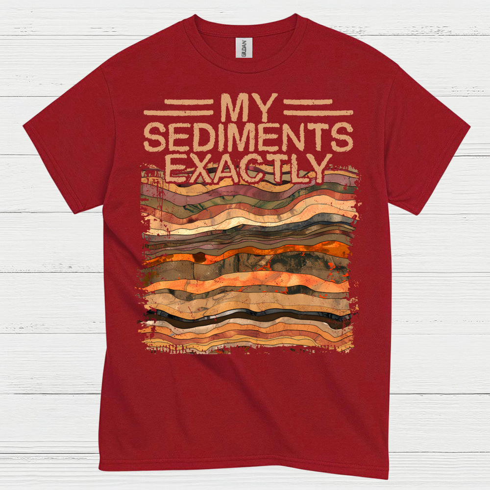 My Sediments Exactly Geologist T Shirt