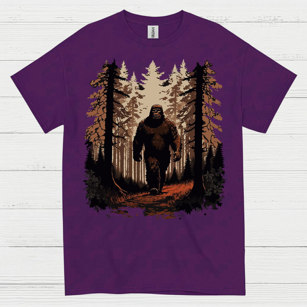Forest Walk Bigfoot T Shirt