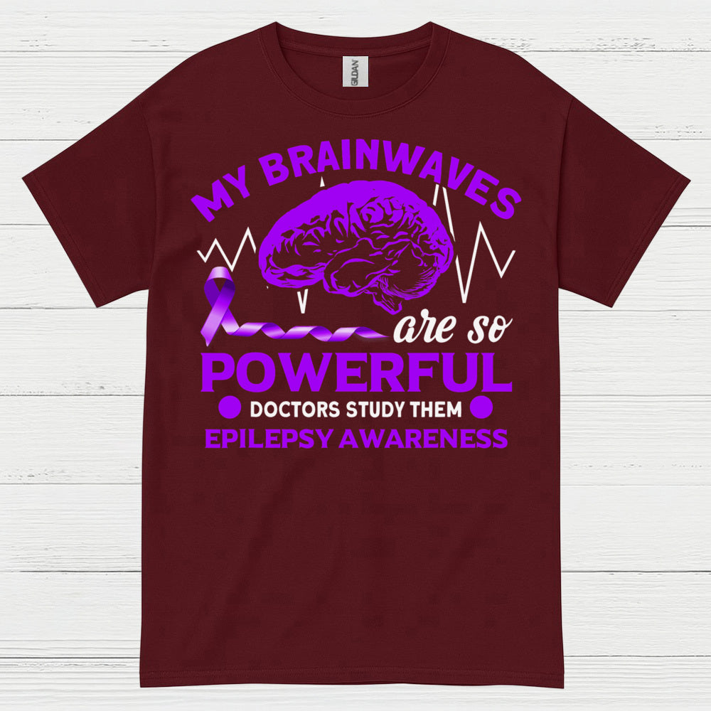 My Brainwaves Powerful Epilepsy Awareness T Shirt
