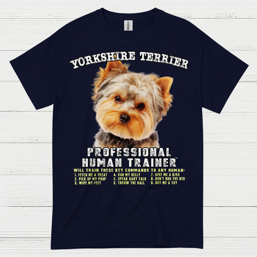 Yorkshire Terrier Professional Trainer Funny T Shirt