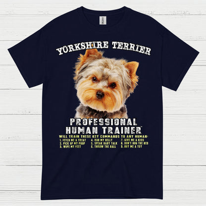 Yorkshire Terrier Professional Trainer Funny T Shirt