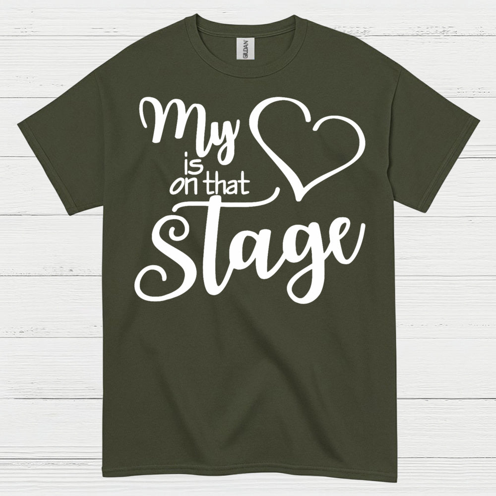 My Heart On Stage Dance T Shirt