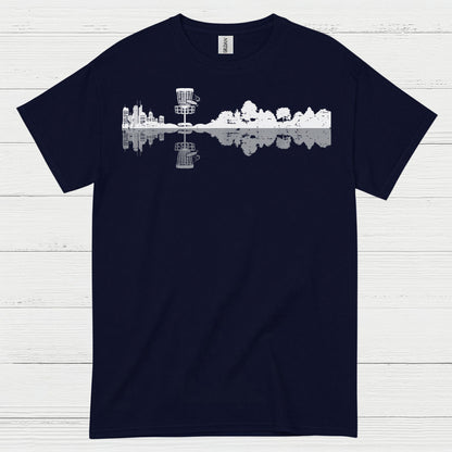 Disc Golf Skyline Reflection T Shirt
