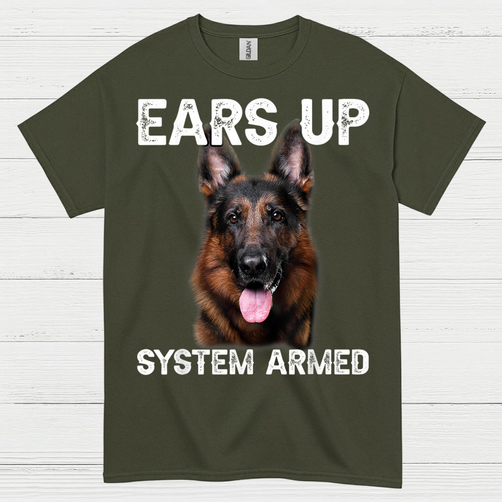 Alert Mode German Shepherd T Shirt