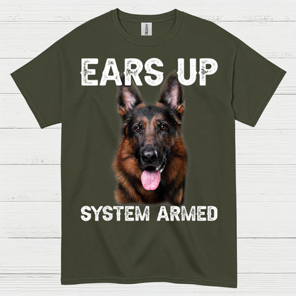 Alert Mode German Shepherd T Shirt