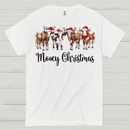 Mooey Christmas Cow T Shirt