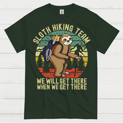 Sloth Hiking Team Funny Sloth T Shirt