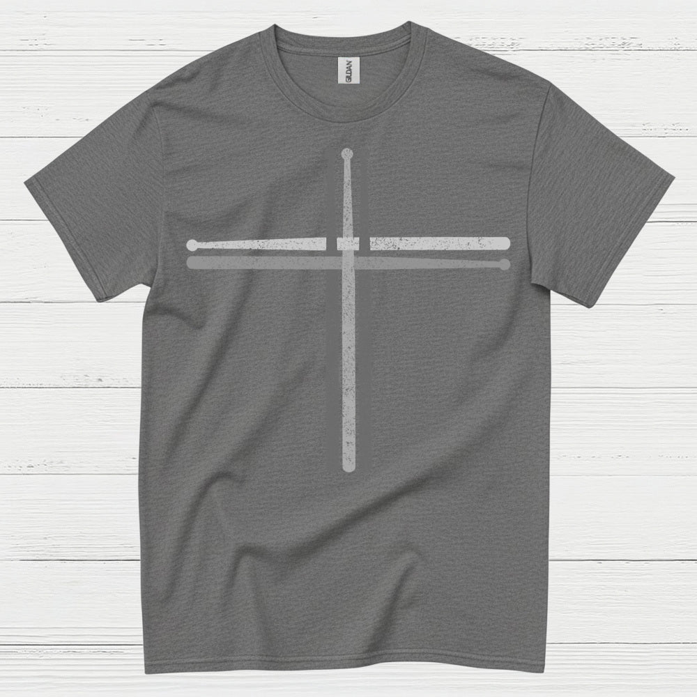 Cross Drum Sticks T Shirt