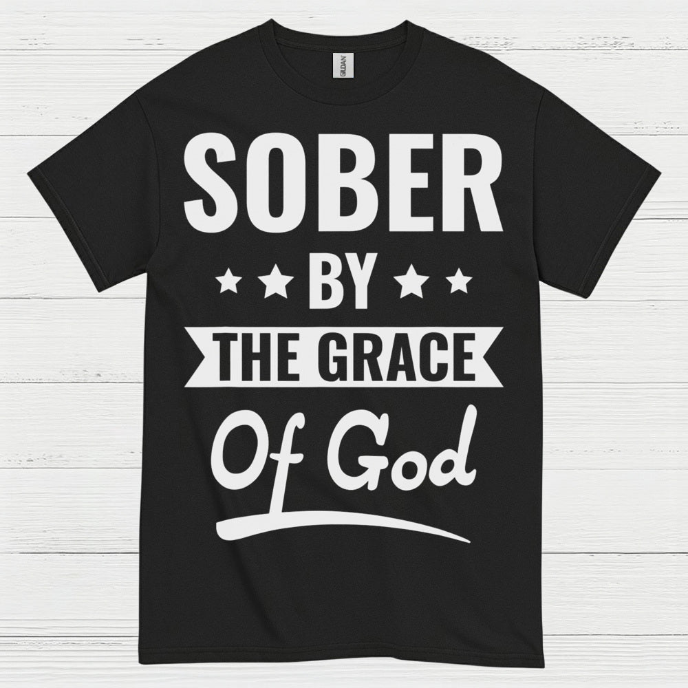 Sober By The Grace Of God Christian T Shirt
