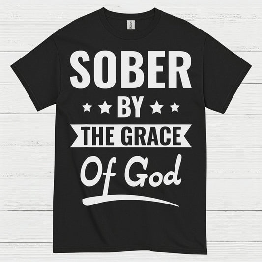 Sober By The Grace Of God Christian T Shirt