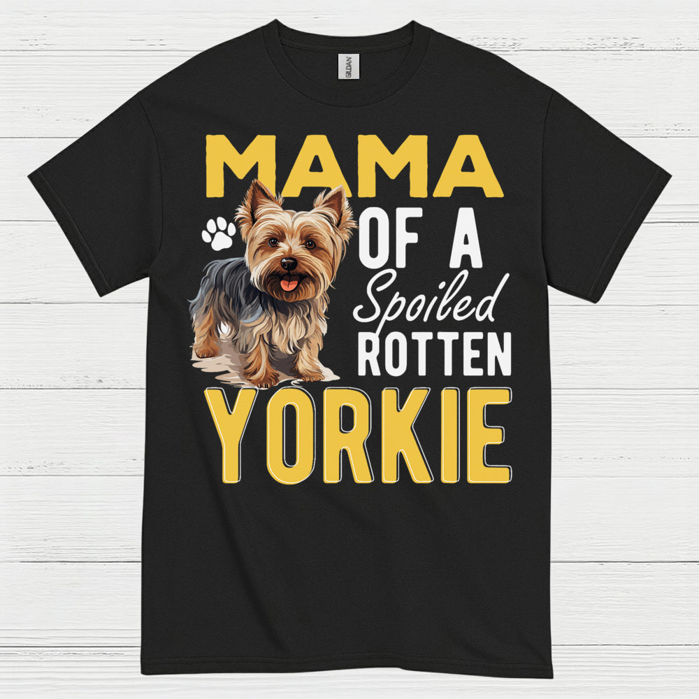 Proud Yorkie Mama Funny Dog Lover T Shirt