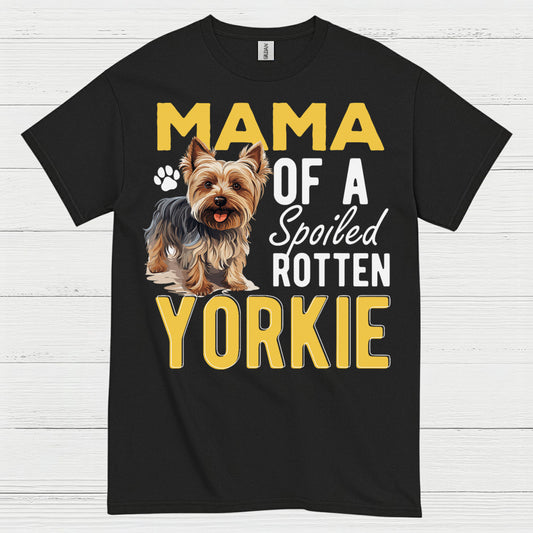 Proud Yorkie Mama Funny Dog Lover T Shirt