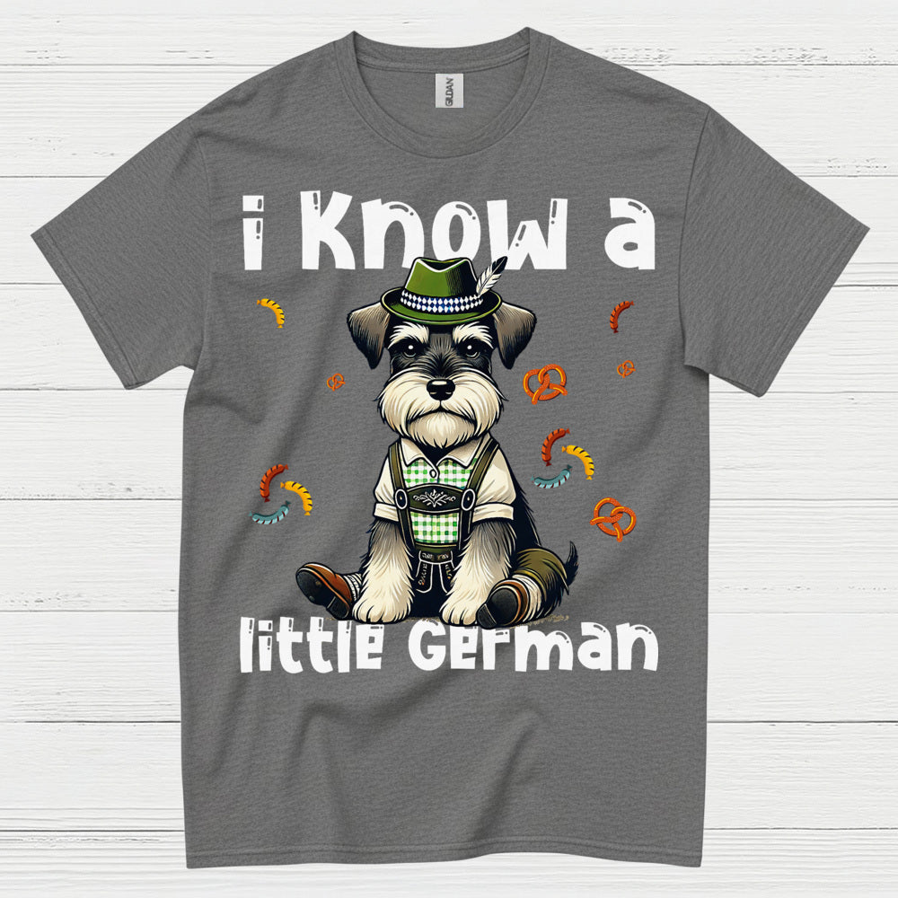Funny Little German Schnauzer Dog T Shirt