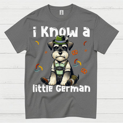 Funny Little German Schnauzer Dog T Shirt