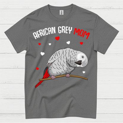 African Grey Mom T Shirt