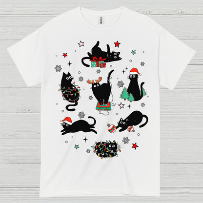 Christmas Cats Holiday T Shirt