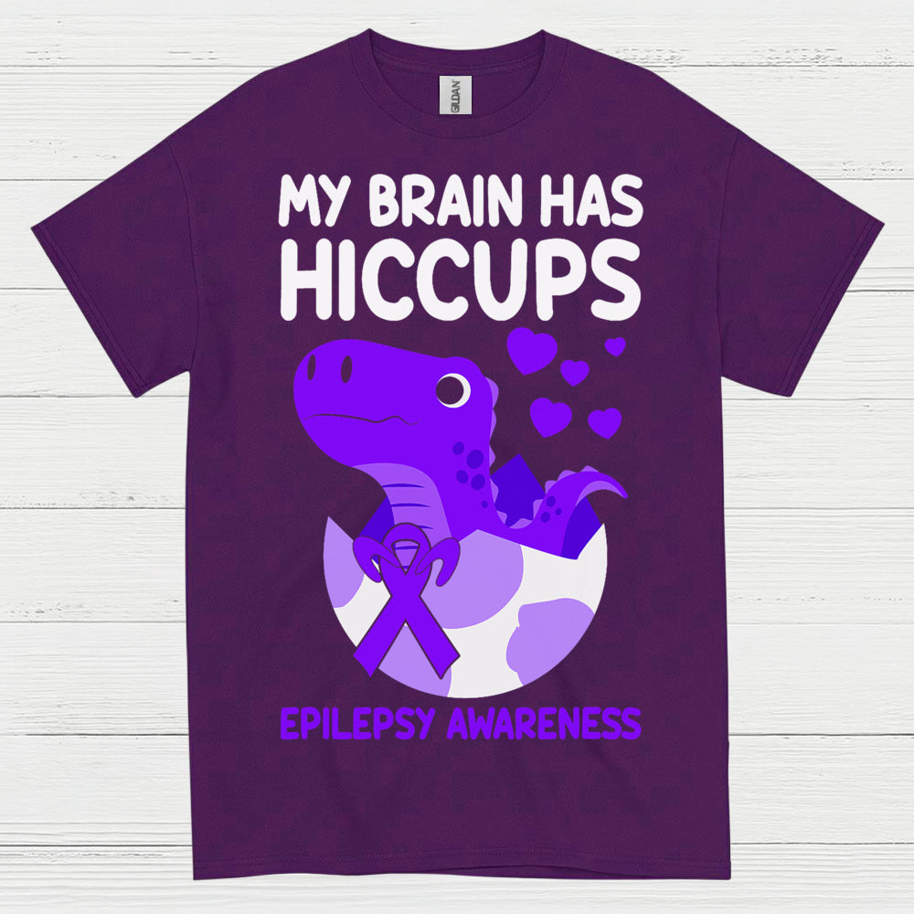 My Brain Has Hiccups Epilepsy T Shirt