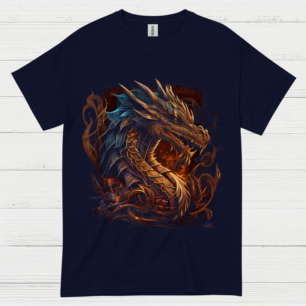 Fire and Fury Dragon T Shirt