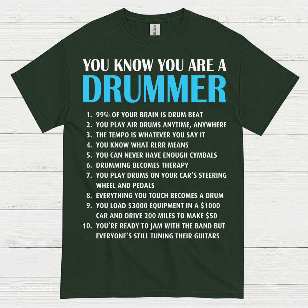 Living The Beat Drummer T Shirt