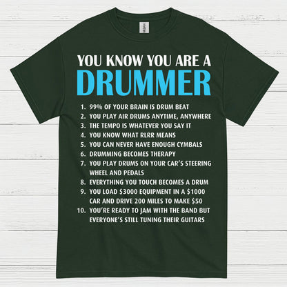 Living The Beat Drummer T Shirt